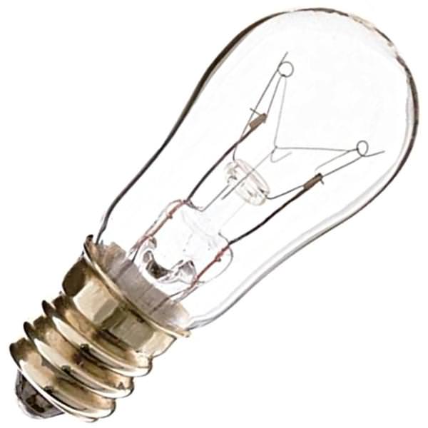 6 watt 130 volt S6 Candelabra Screw Base 2700K Dimmable