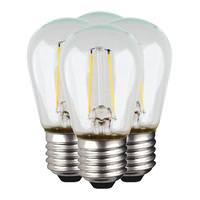 Satco 1 watt 120 volt S14 Medium Screw Base 2200K Warm White Non-Dimmable LED (4 Pack)