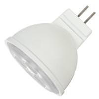 Satco 3 watt 12 volt MR11 Bi-Pin Base 3000K Natural White Narrow Flood LED