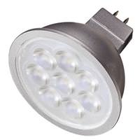 Satco 6.5 watt 12 volt MR16 Bi-Pin Base 2700K Dimmable LED