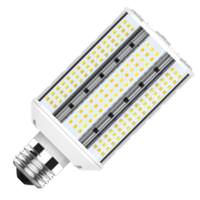 Satco Selectable watt 100/277 volt Selectable Color Temperature Corn Cob Medium Screw Base Dimmable LED Light Bulb