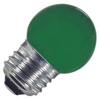 Satco 1.2 watt 120 volt S11 Medium Screw Base Green Non-Dimmable LED