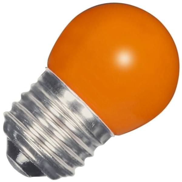 1.2 watt 120 volt S11 Medium Screw Base Orange Ceramic LED