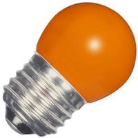 Satco 1.2 watt 120 volt S11 Medium Screw Base Orange Ceramic LED