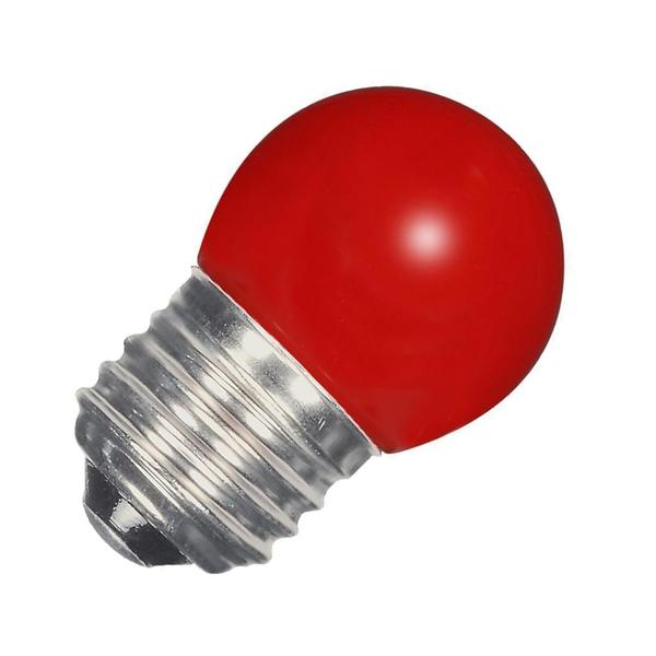 1.2 watt 120 volt S11 Medium Screw Base Red Ceramic LED