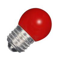 Satco 1.2 watt 120 volt S11 Medium Screw Base Red Ceramic LED