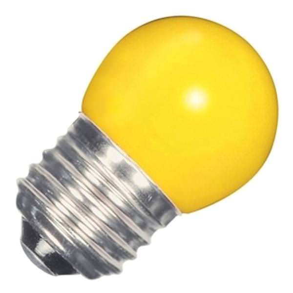1.2 watt 120 volt S11 Medium Screw Base Yellow Non-Dimmable LED