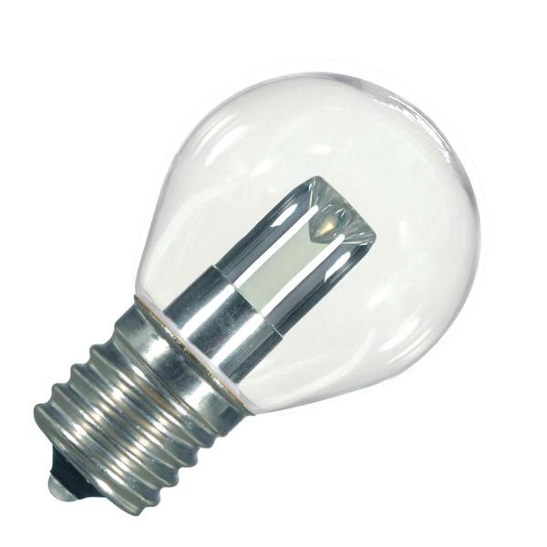 1 watt 120 volt S11 Intermediate Screw Base 2700K Warm White Clear LED