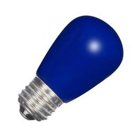 Satco 1.4 watt 120 volt S14 Medium Screw Base Blue Ceramic LED