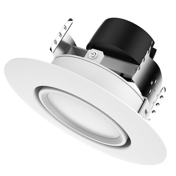 4" 9 watt 120 volt 2700K Dimmable LED Directional Retrofit Downlight