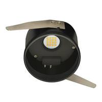 View 4" 10.5 watt 120 volt 2700K Black Dimmable LED Fixture Base