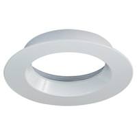 Satco 4" White Base Unit Trim Option
