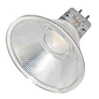 Satco 3 watt 12 volt MR16 Bi-Pin Base 3000K Natural White Dimmable LED