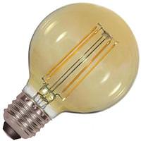 View 4.5 watt 120 volt G25 Medium Screw Base 2200K Warm White Amber Dimmable LED