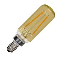 Satco 2.5 watt 120 volt T6 Candelabra Screw Base 2000K Warm White Amber Dimmable LED