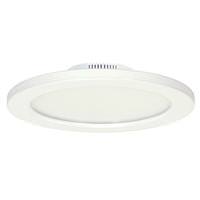 Satco 7" 12 watt 120/277 volt 3000K White Dimmable LED Flush Mount