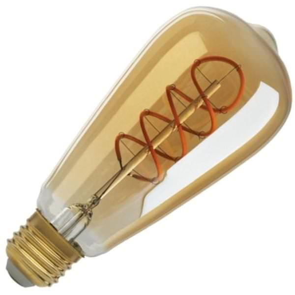 4 watt 120 volt ST19 Medium Screw Base 2000K Amber Dimmable LED