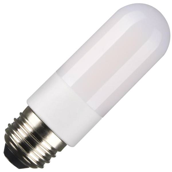 8 watt 120 volt T10 Medium Screw Base 3000K Natural White LED