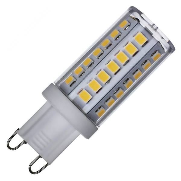 5 watt 120 volt T4 Bi-Pin Base 2700K Warm White Clear Dimmable LED