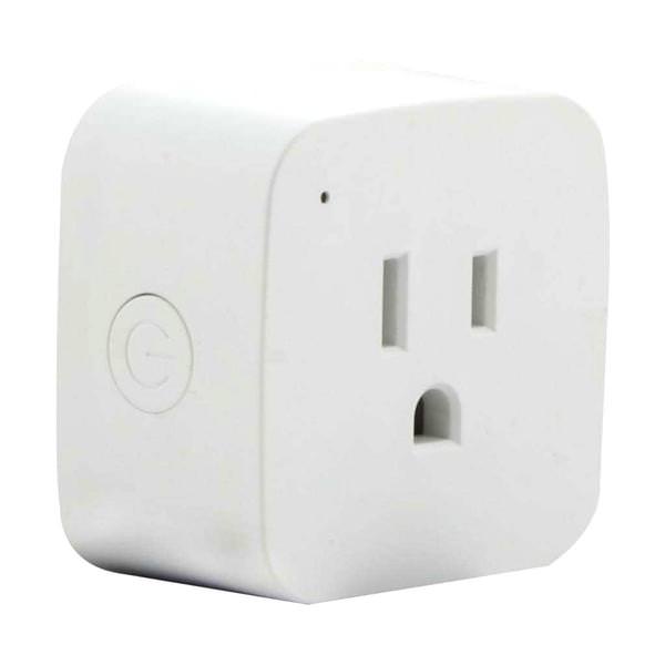 1250 watt 125 volt 10A White Smart Wall Outlet (2 Pack)