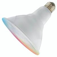 Satco 15 watt 120 volt PAR38 Medium Screw Base CCT Tunable RGB Dimmable LED