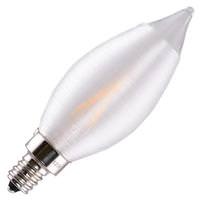Satco 4 watt 120 volt CA11 Candelabra Screw Base 2700K Dimmable LED 