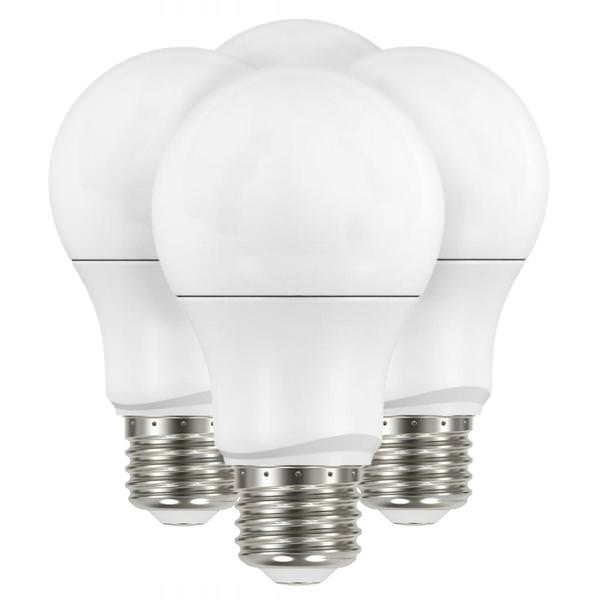 9.5 watt 120 volt A19 Medium Screw Base 3000K Natural White Dimmable LED (4 pack)