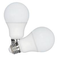 Satco 9.8 watt 120 volt A19 Medium Screw Base 2700K Warm White Dimmable LED (2 pack)