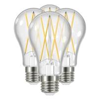 Satco 12.5 watt 120 volt A19 Medium Screw Base 3000K Natural White Dimmable LED (4 Pack)