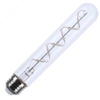 Satco 6 watt 120 volt T9 Medium Screw Base 2700K Warm White Reminiscent Coil Flex Gray Dimmable LED