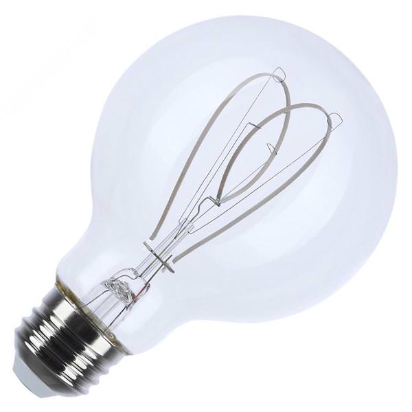 6 watt 120 volt G25 Medium Screw Base 2700K Warm White Reminiscent Flex Gray Loop Dimmable LED