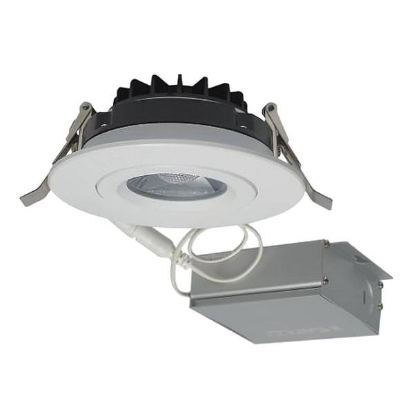 4" 12 watt 120 volt 3000K Dimmable LED Downlight with Remote Driver