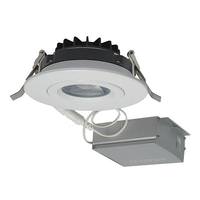 Satco 4" 12 watt 120 volt 3000K Dimmable LED Downlight with Remote Driver