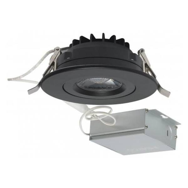 4" 12 watt 120 volt 3000K Dimmable LED Downlight with Remote Driver