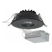 View 4" 12 watt 120 volt 3000K Dimmable LED Downlight with Remote Driver