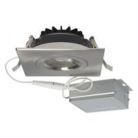 Satco 4" 12 watt 120 volt 3000K Dimmable LED Downlight with Remote Driver