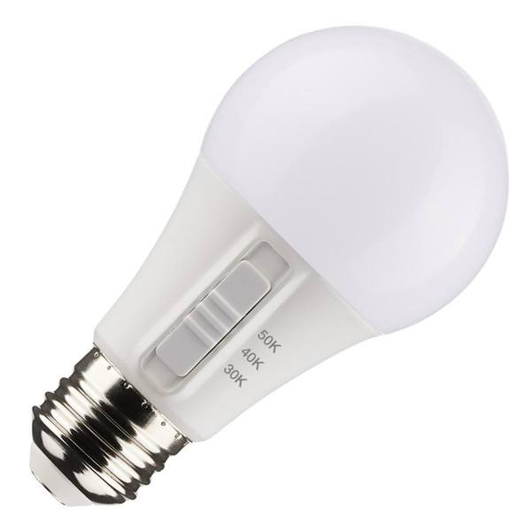 6 watt 120 volt A19 Medium Screw Base CCT Selectable Non-Dimmable LED