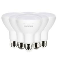 Satco 8.5 watt 120 volt BR30 Medium Screw Base CCT Selectable Dimmable LED (6 Pack)