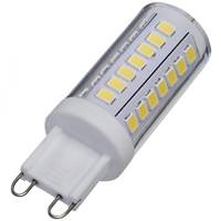 Satco 5 watt 120 volt T4 Bi-Pin Base 5000K Daylight Clear Dimmable LED
