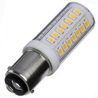 Satco 4.5 watt 12 volt T6 Single Contact Bayonet Base 3000K Natural White Clear Triac Dimmable LED