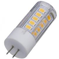 Satco 3 watt 12 volt T4 Bi-Pin Base 3000K Natural White Clear Dimmable LED