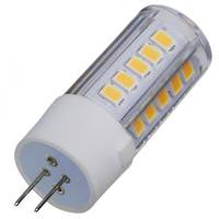 Satco 4.5 watt 12 volt T6 Bi-Pin Base 5000K Daylight Clear Dimmable LED