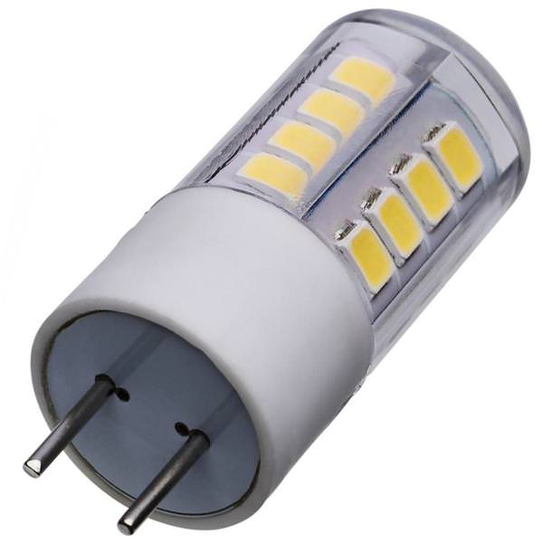 3 watt 12 volt T5 Bi-Pin Base 5000K Daylight Clear Dimmable LED