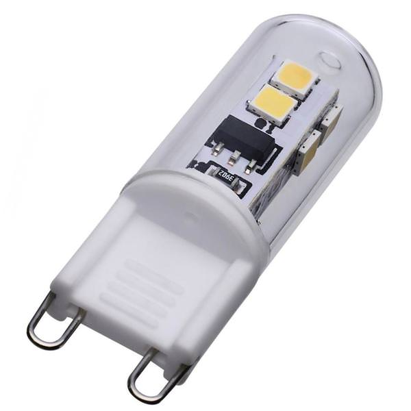 2 watt 120 volt T4 Double Loop Base 5000K Daylight Clear Dimmable LED