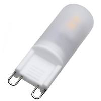 Satco 2 watt 120 volt T4 Double Loop Base 3000K Natural White Frosted Dimmable LED