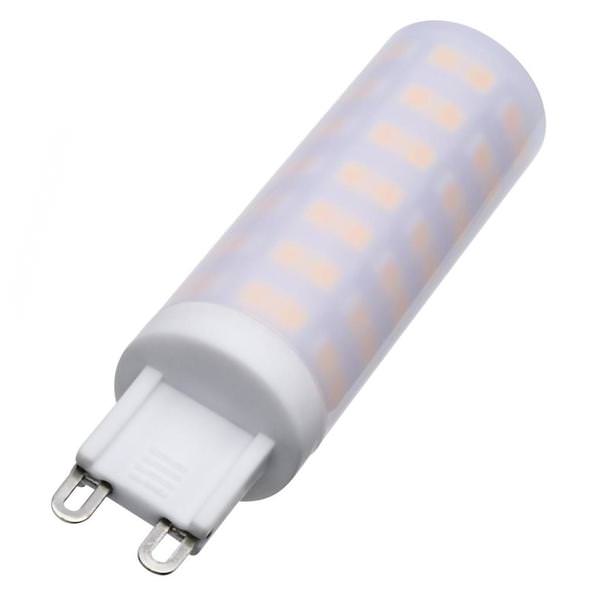 6.5 watt 120 volt T6 Double Loop Base 3000K Natural White Frosted Dimmable LED