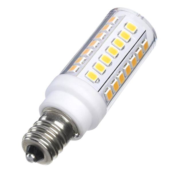 5 watt 120 volt T6 Candelabra Screw Base 3000K Natural White Clear Dimmable LED
