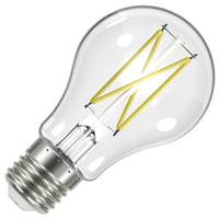 Satco 8 watt 120 volt A19 Medium Screw Base 2700K Warm White Dimmable LED
