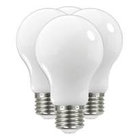 Satco 11 watt 120 volt A19 Medium Screw Base 3000K Natural White Dimmable LED (4 Pack)