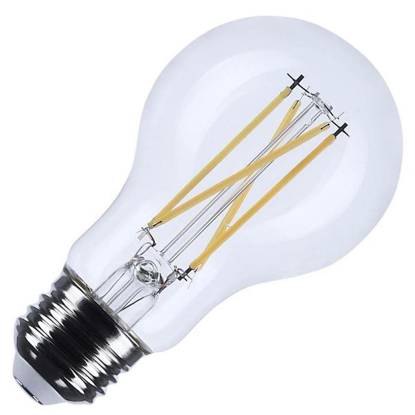 12.5 watt 120 volt A19 Medium Screw Base 3500K Neutral White Clear Dimmable LED